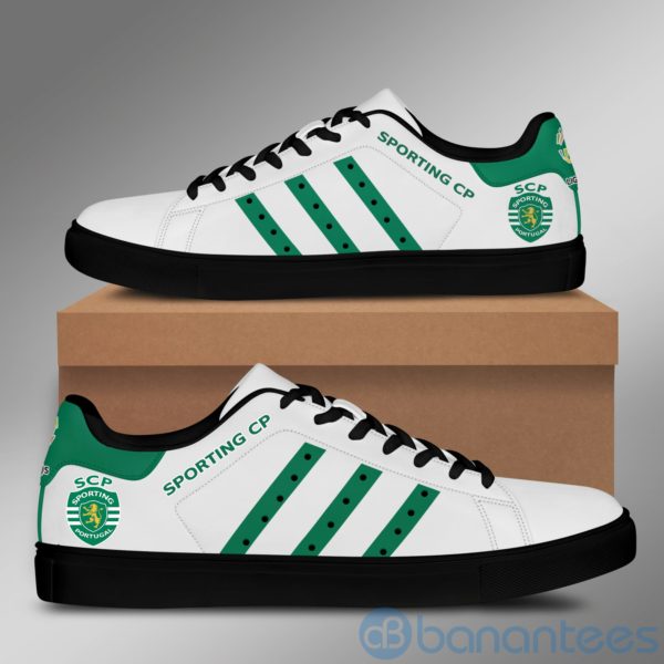 Sporting Cp Green Striped Low Top Skate Shoes Product Photo