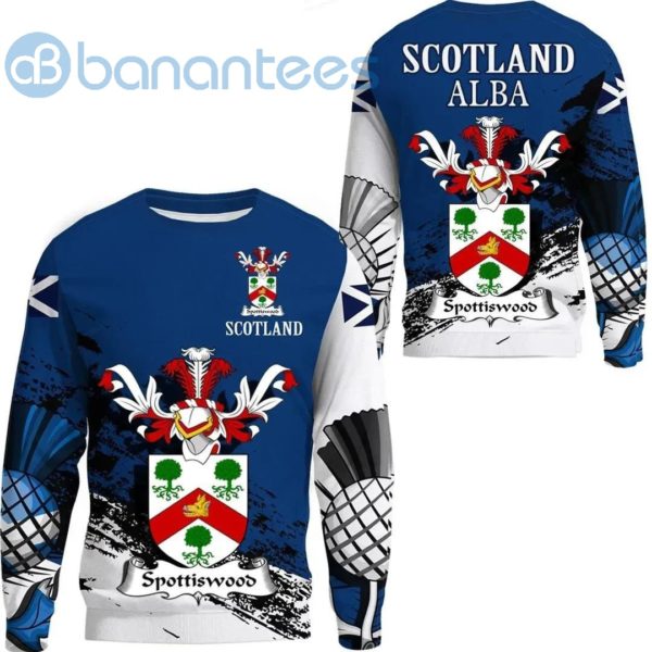 Spottiswood Scottish Family Crest Scotland Special All Over Printed 3D Sweatshirt Product Photo