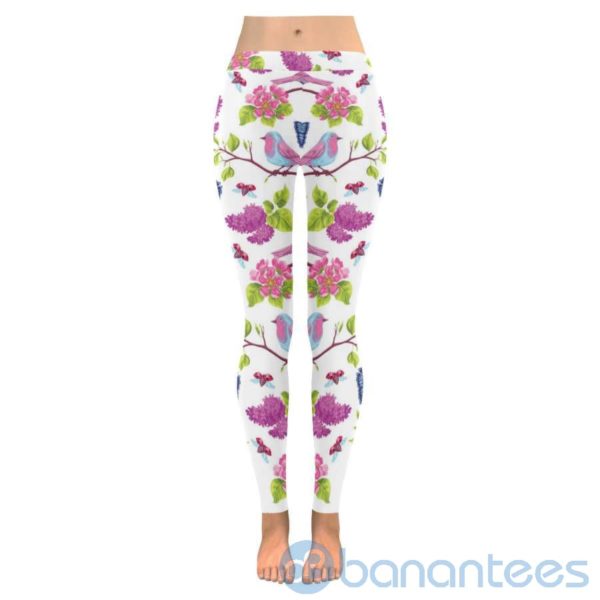 Spring Birdie Butterfly Leggings for Women Product Photo