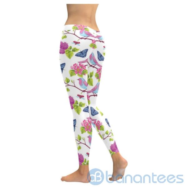 Spring Birdie Butterfly Leggings for Women Product Photo