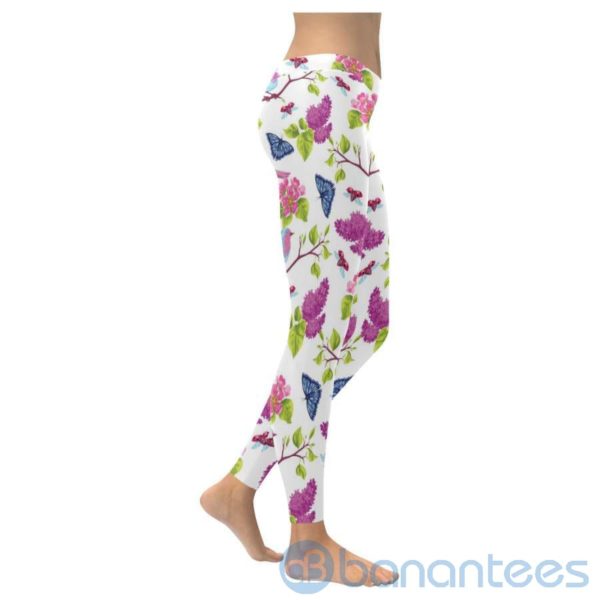 Spring Birdie Butterfly Leggings for Women Product Photo
