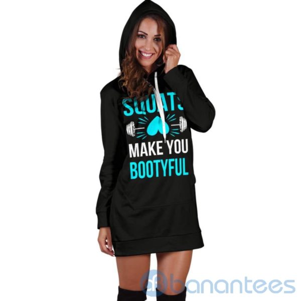 Squats Make You Bootyful Hoodie Dress For Women Product Photo