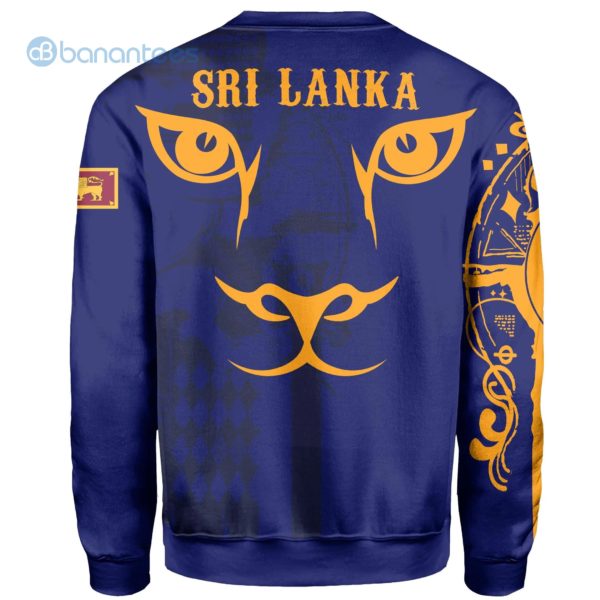 Sri Lanka King Of Lion Blue All Over Printed 3D Sweatshirt Product Photo