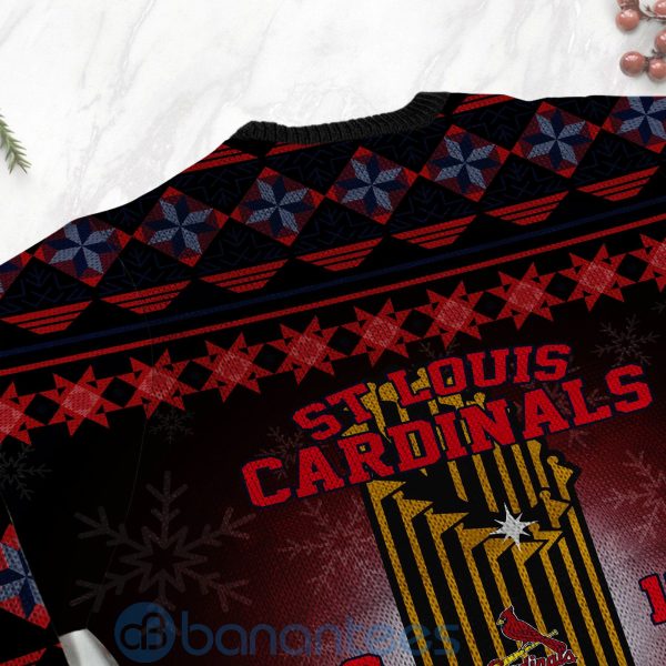 St Louis Cardinals World Series Champions Ugly Christmas 3D Sweater Product Photo