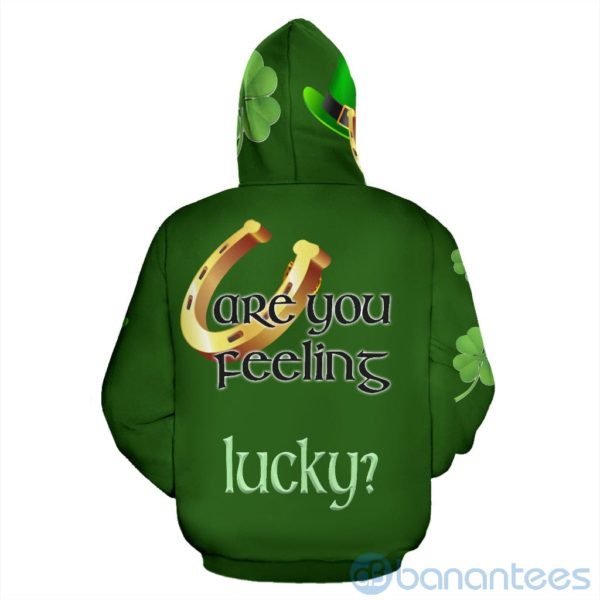 St Patrick's Day Are You Feeling Lucky All Over Printed 3D Hoodie Product Photo
