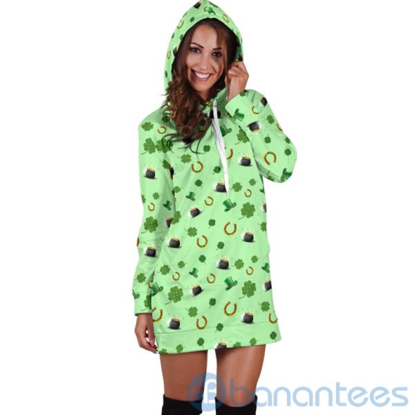 St Patricks Day Irish Hoodie Dress For Women Product Photo