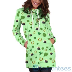 St Patricks Day Irish Hoodie Dress For Women Product Photo