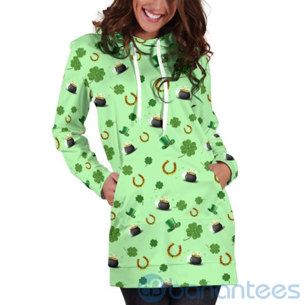 St Patricks Day Irish Hoodie Dress For Women Product Photo