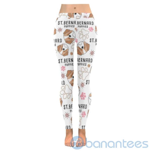 St. Bernard Cute Dog Leggings for Women Product Photo