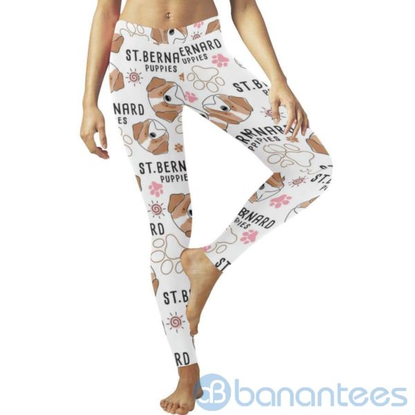 St. Bernard Cute Dog Leggings for Women Product Photo