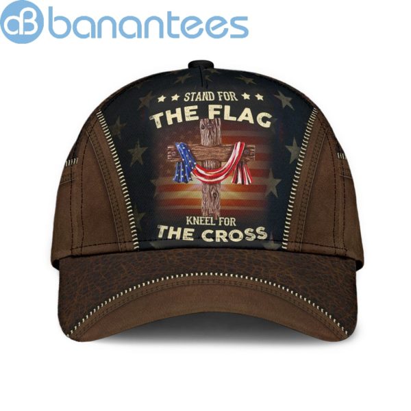 Stand For The Flag Kneel For The Cross Jesus All Over Printed 3D Cap Product Photo