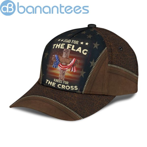 Stand For The Flag Kneel For The Cross Jesus All Over Printed 3D Cap Product Photo