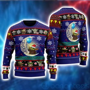 Star wars baby yoda cute Ugly Christmas All Over Printed 3D Shirt Product Photo