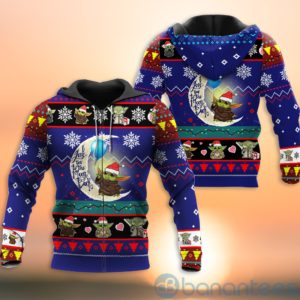 Star wars baby yoda cute Ugly Christmas All Over Printed 3D Shirt Product Photo