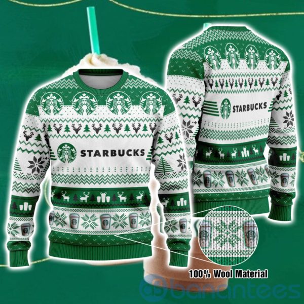 Starbucks Drinks Ugly Christmas All Over Printed 3D Shirt Product Photo