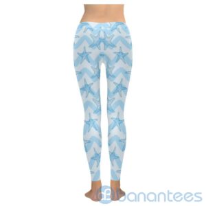 Starfish Chevron Pattern Leggings For Women Product Photo