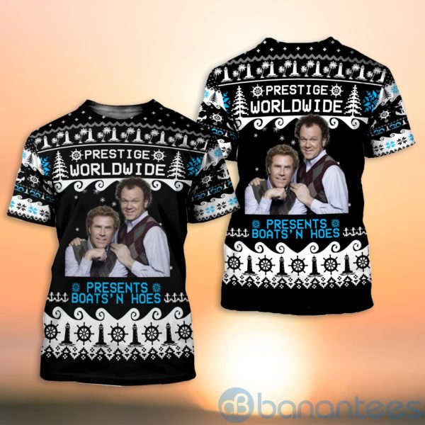 Step Brothers Prestige Worldwide Christmas All Over Printed 3D Shirt Product Photo