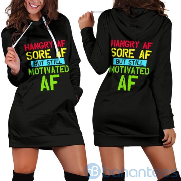 Still Motivated AF Hoodie Dress For Women Product Photo