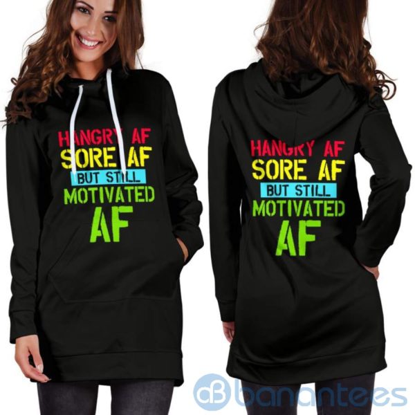 Still Motivated AF Hoodie Dress For Women Product Photo