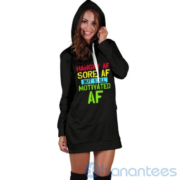 Still Motivated AF Hoodie Dress For Women Product Photo