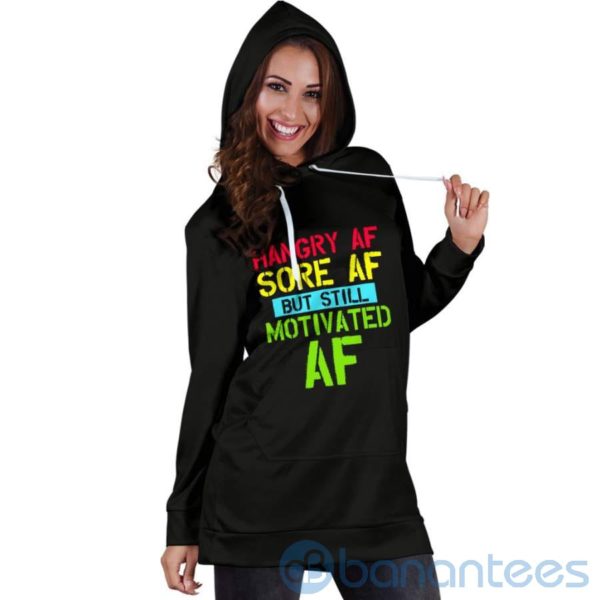 Still Motivated AF Hoodie Dress For Women Product Photo