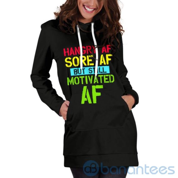 Still Motivated AF Hoodie Dress For Women Product Photo