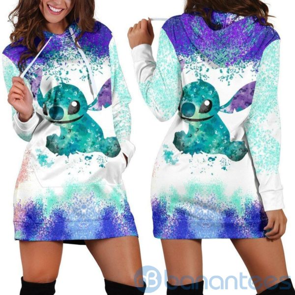 Stitch Watercolor For Womens Hoodie Product Photo