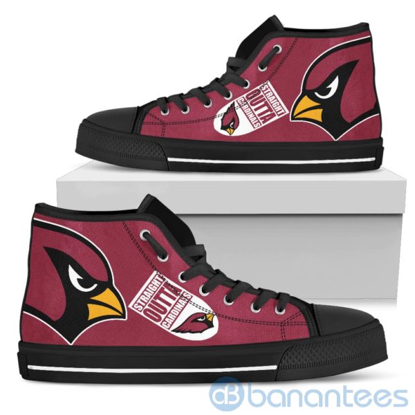 Straight Outta Fans Arizona Cardinals High Top Shoes Product Photo