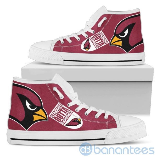 Straight Outta Fans Arizona Cardinals High Top Shoes Product Photo