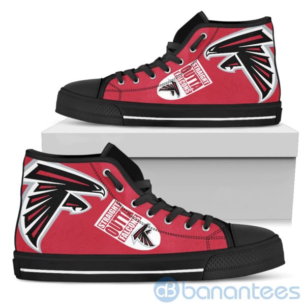 Straight Outta Fans Atlanta Falcons High Top Shoes Product Photo