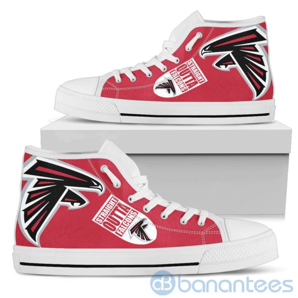 Straight Outta Fans Atlanta Falcons High Top Shoes Product Photo