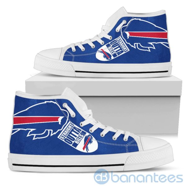 Straight Outta Fans Buffalo Bills High Top Shoes Product Photo