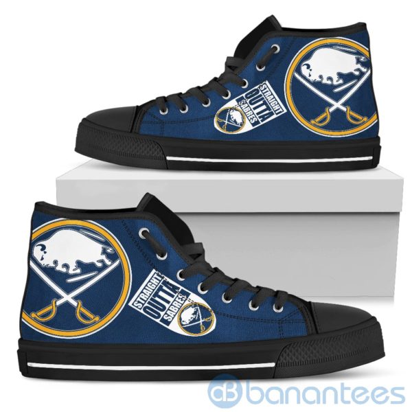 Straight Outta Fans Buffalo Sabres High Top Shoes Product Photo