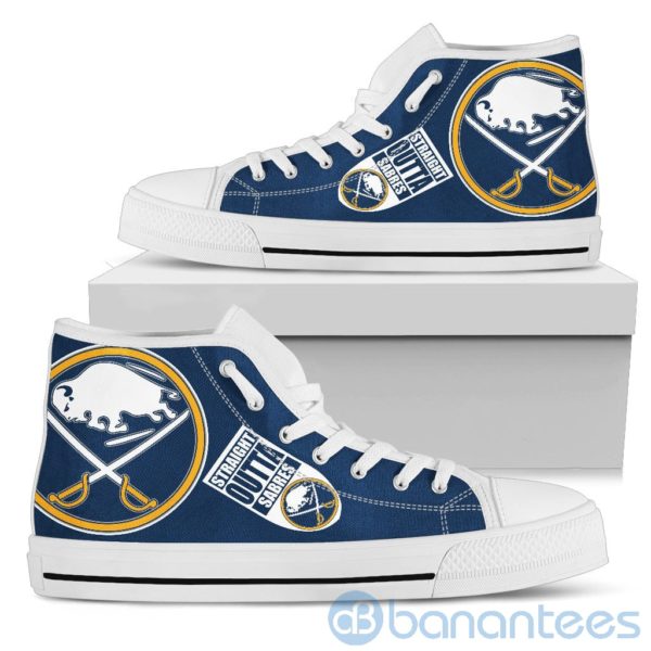 Straight Outta Fans Buffalo Sabres High Top Shoes Product Photo
