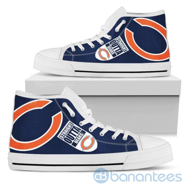 Straight Outta Fans Chicago Bears High Top Shoes Product Photo