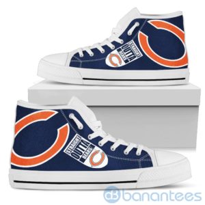 Straight Outta Fans Chicago Bears High Top Shoes Product Photo
