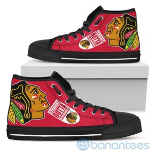 Straight Outta Fans Chicago Blackhawks High Top Shoes Product Photo