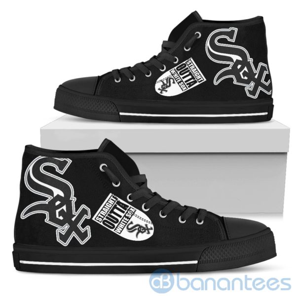 Straight Outta Fans Chicago White Sox High Top Shoes Product Photo