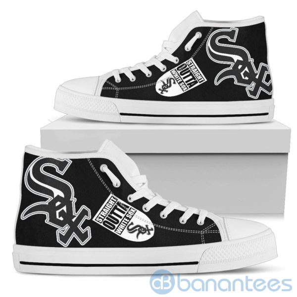 Straight Outta Fans Chicago White Sox High Top Shoes Product Photo
