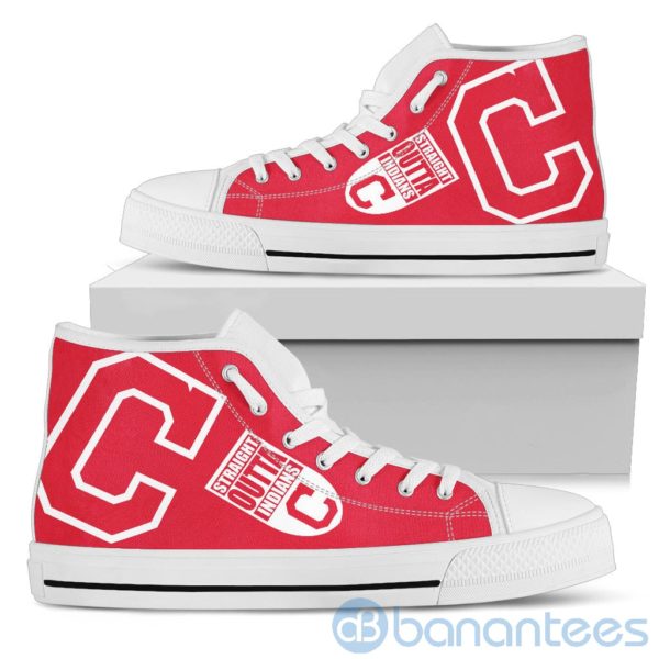 Straight Outta Fans Cleveland Indians High Top Shoes Product Photo