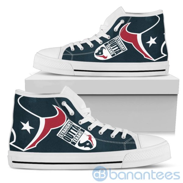 Straight Outta Fans Houston Texans High Top Shoes Product Photo