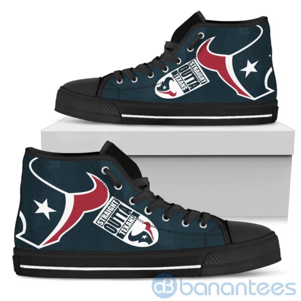 Straight Outta Fans Houston Texans High Top Shoes Product Photo