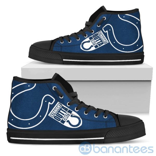 Straight Outta Fans Indianapolis Colts High Top Shoes Product Photo