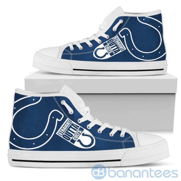 Straight Outta Fans Indianapolis Colts High Top Shoes Product Photo