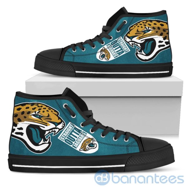 Straight Outta Fans Jacksonville Jaguars High Top Shoes Product Photo