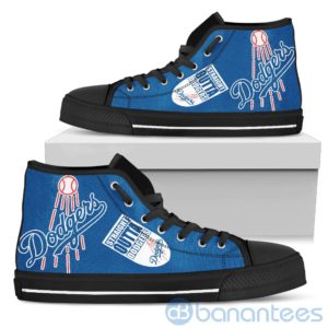 Straight Outta Fans Los Angeles Dodgers High Top Shoes Product Photo