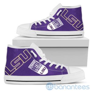 Straight Outta Fans LSU Tigers High Top Shoes Product Photo