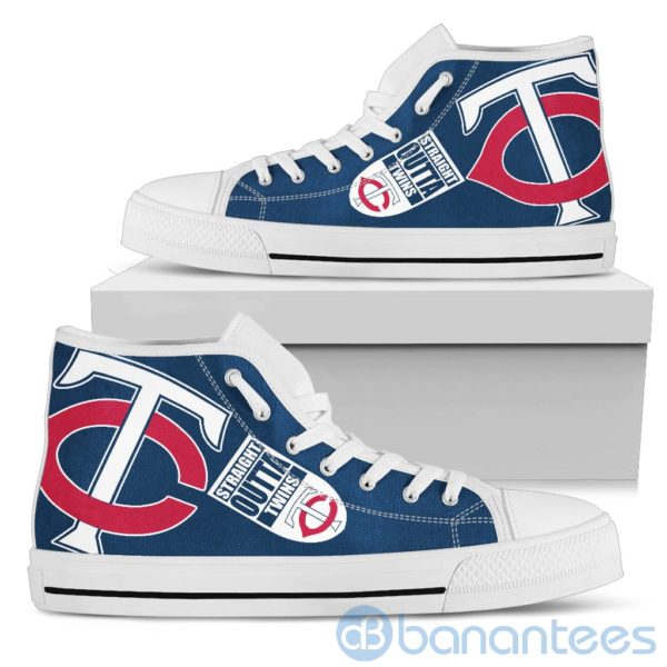 Straight Outta Fans Minnesota Twins High Top Shoes Product Photo