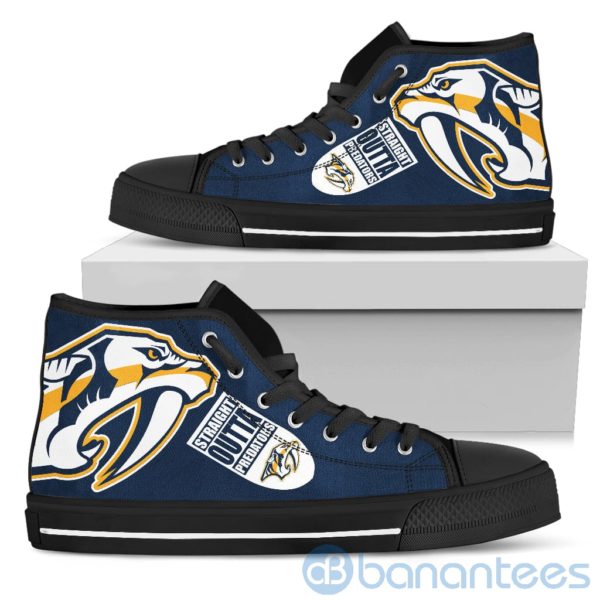 Straight Outta Fans Nashville Predators High Top Shoes Product Photo