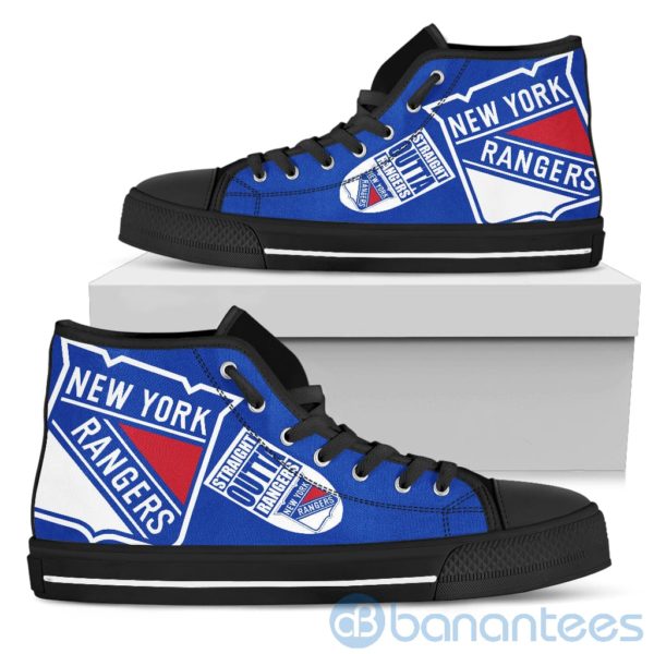 Straight Outta Fans New York Rangers High Top Shoes Product Photo
